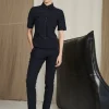 Pants Emma-Straight Leg Fit Technical Jersey
