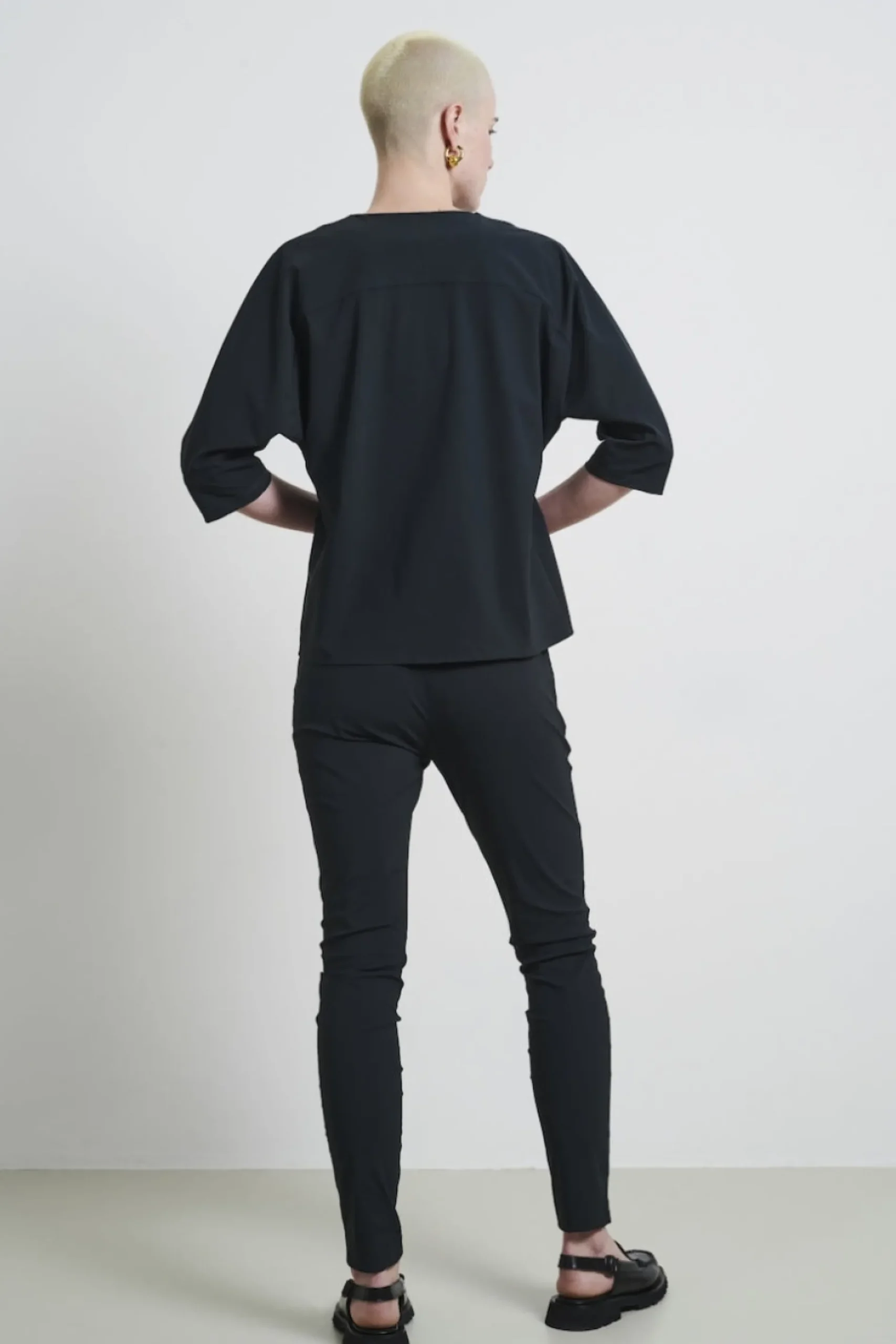 Pants Emma-Straight Leg Fit Technical Jersey